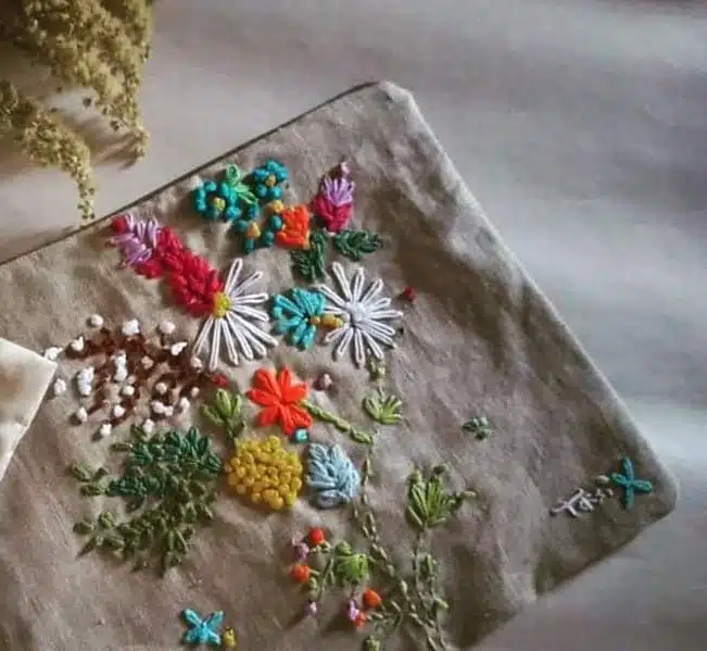 Beige Linen Clutch 1 Beige Linen Clutch