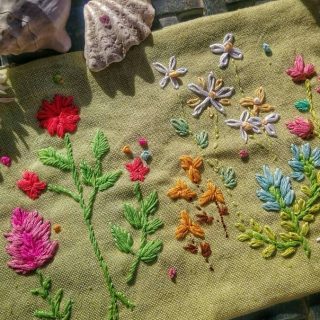 Pistachio Pure Linen Clutch