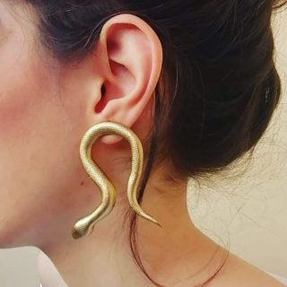 Snake earrings