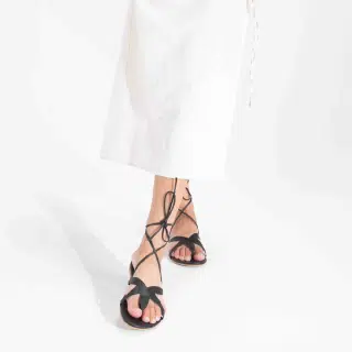 Black star sandal