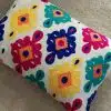 Colored Appliques Cushion