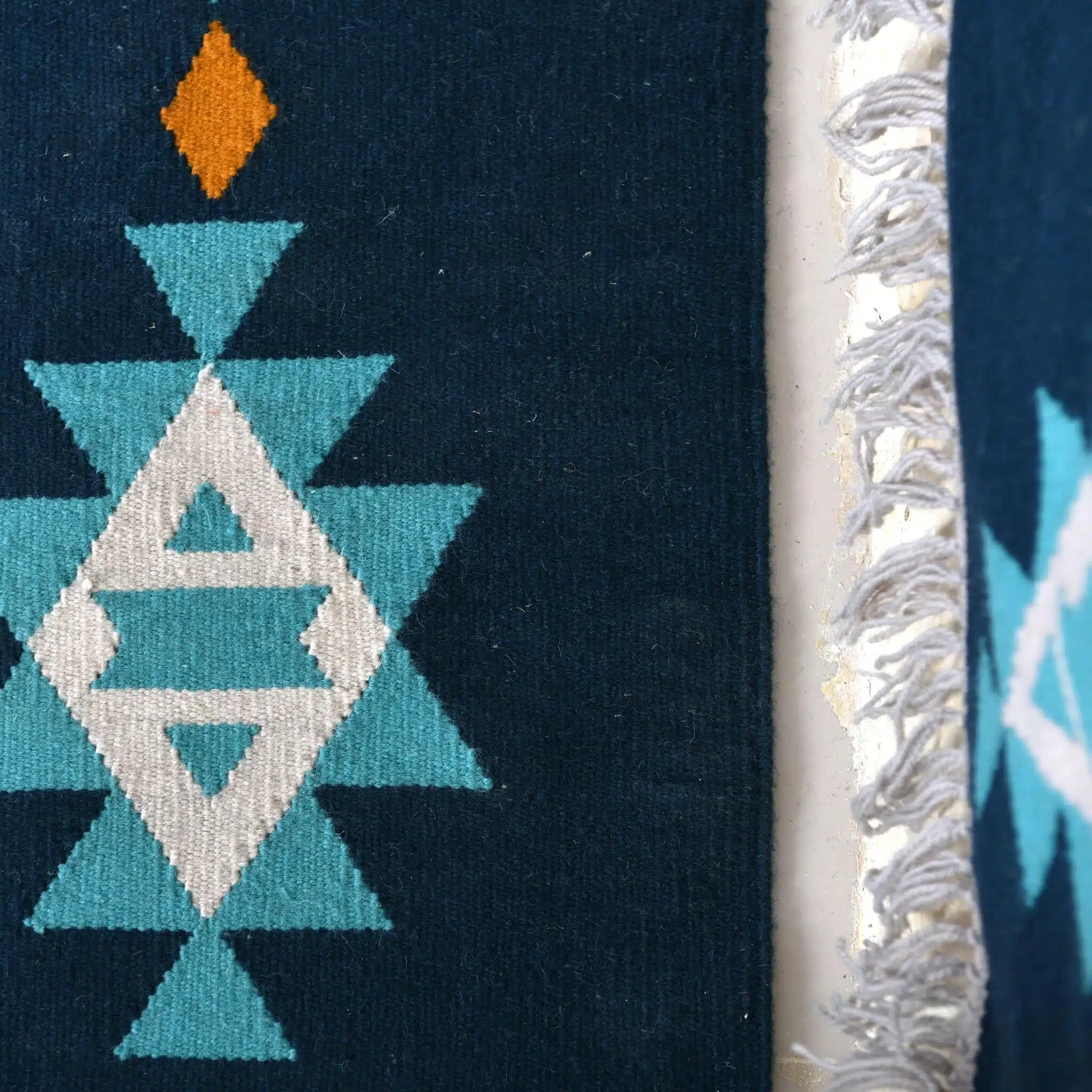 Shining Star Kilim Rug 3 ShiningStarWoolKilimCarpetGreen4 scaled