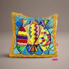 Fishes In The Net cushion السمك ف الشبك خدادية