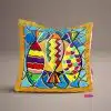 Fishes In The Net cushion السمك ف الشبك خدادية