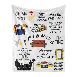 Throw Blanket Friends Famous Quotes