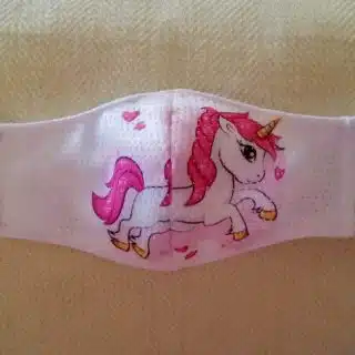 Pino Fabric Mask for Kids - Unicorn