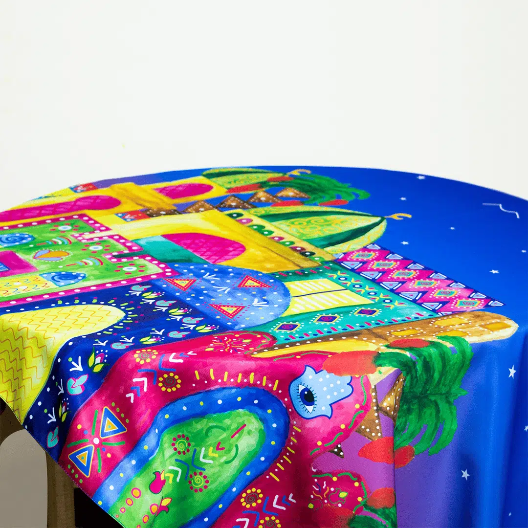 Nubian Houses square table cover 2 Untitled 0table cloth