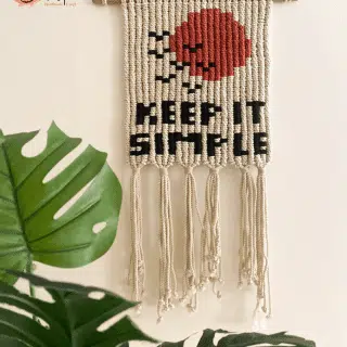 Macrame tapestry wall hanging ( keep it simple)