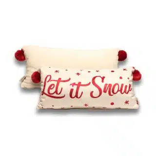Cushion Let It Snow White