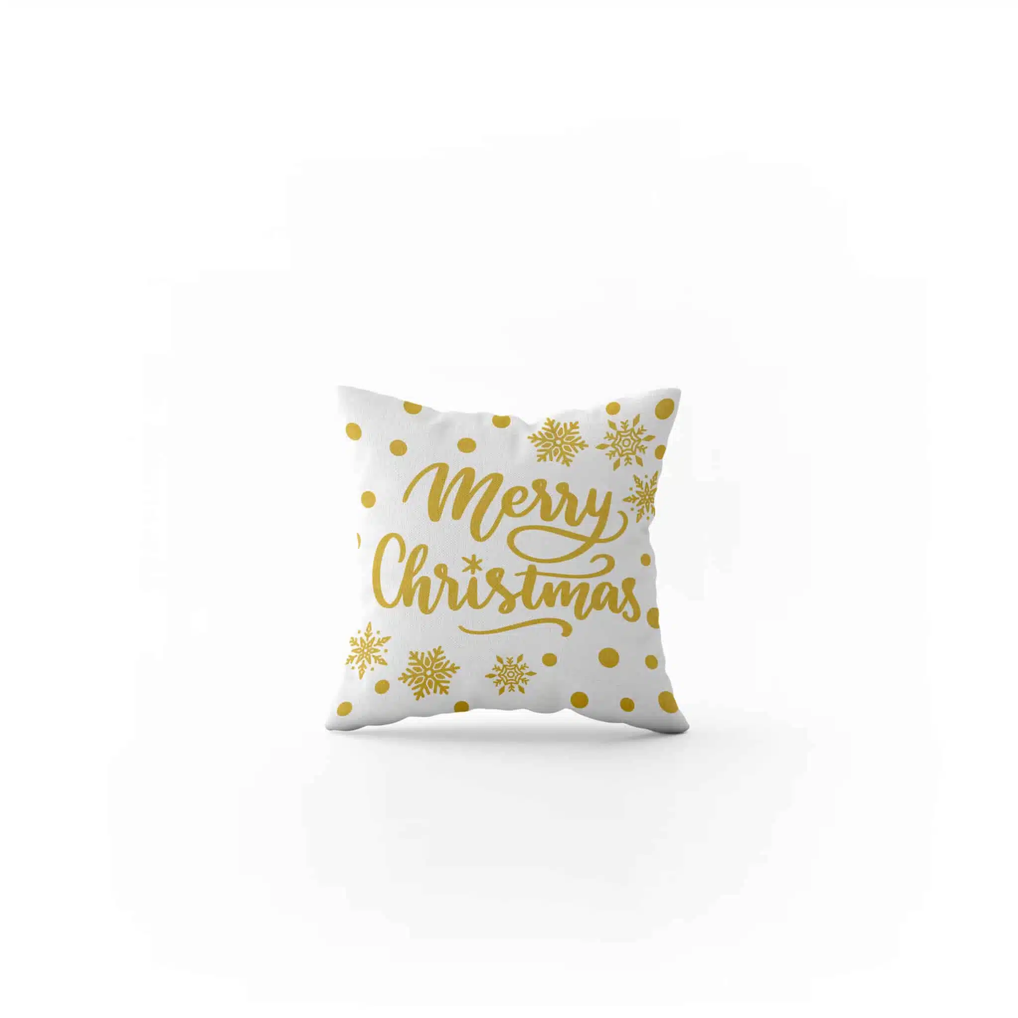 Cushion Merry Christmas Gold 1 Cushion Merry Christmas Gold