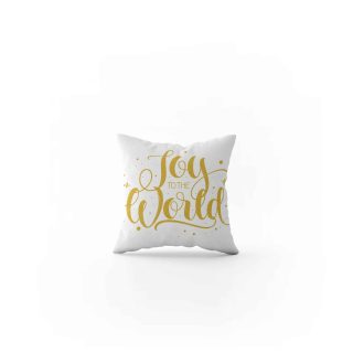 Cushion Joy to the World gold
