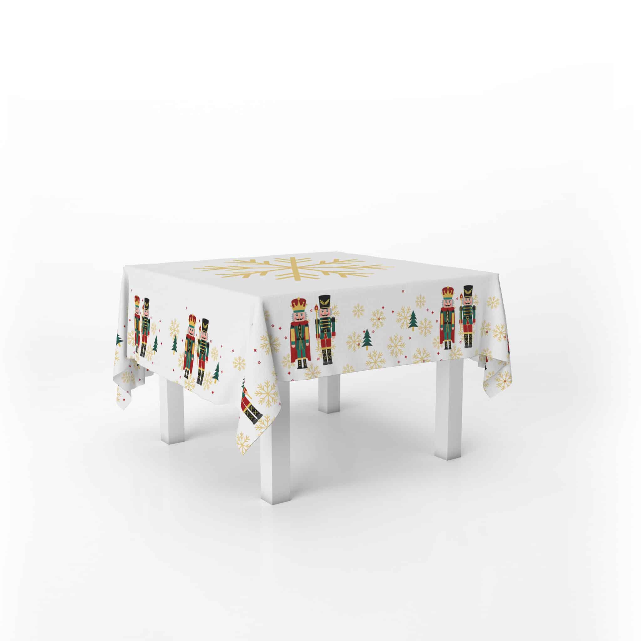 Table Cover The Red Nutcracker 140*140 1 Table Cover The Red Nutcracker 140*140