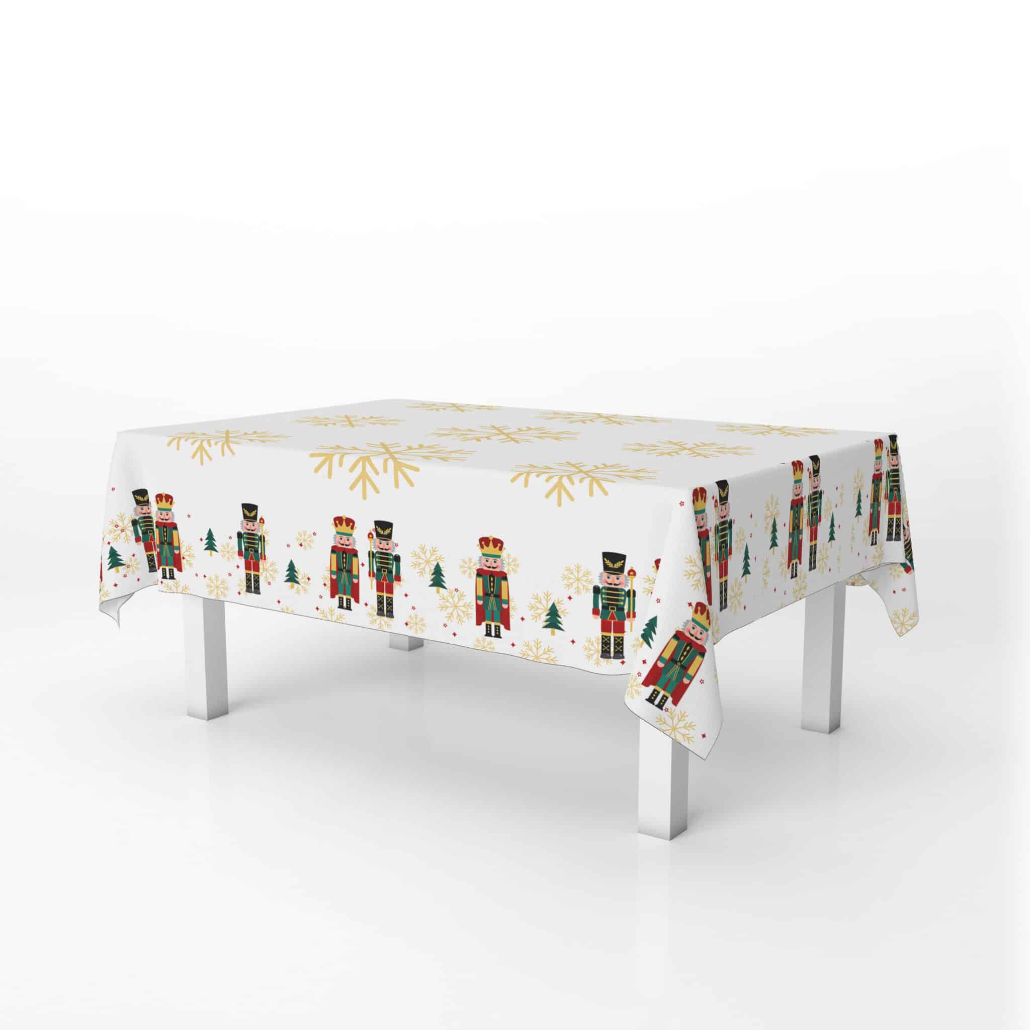Table Cover The Nut Cracker Red 140*280 1 Table Cover The Nut Cracker Red 140*280