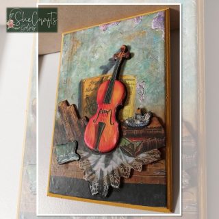 Violin 3D Wall Art