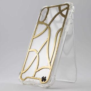 Handmade Curved Random Lines Mobile cover