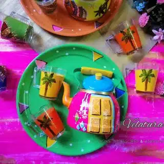 Tea set- Egyptian Door طقم الشاي