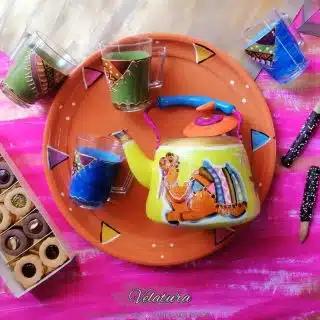 Tea set- Arabian Camel طقم الشاي