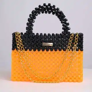 Handmade beaded handbag