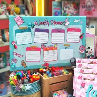 Zan Design Canvas Weekly Planner Teen Pop Wallart