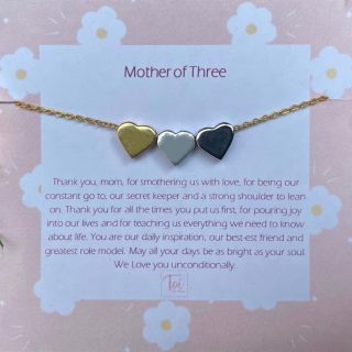 Mother of Three Necklace