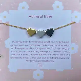 Mother of Three Necklace