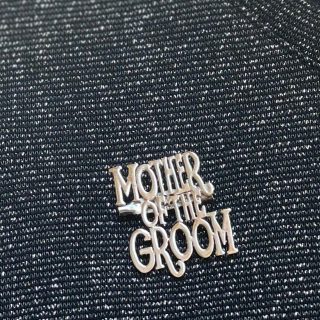 Mother of Groom Silver Pin