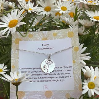 Daisy SIlver Necklace