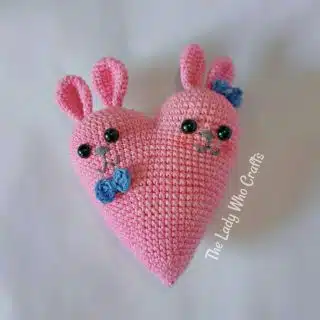 Mr and Mrs bunny heart