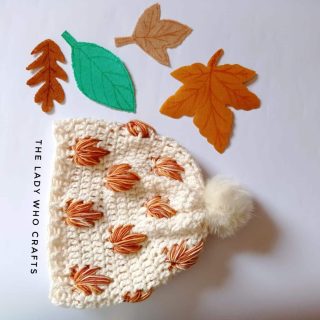 Leafy autumn hat