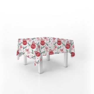 Table Cover Christmas Ornaments 140x140