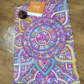 Killim mandala pattern