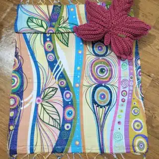 Killim evel eye pattern