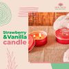 Strawberry & Vanilla candle