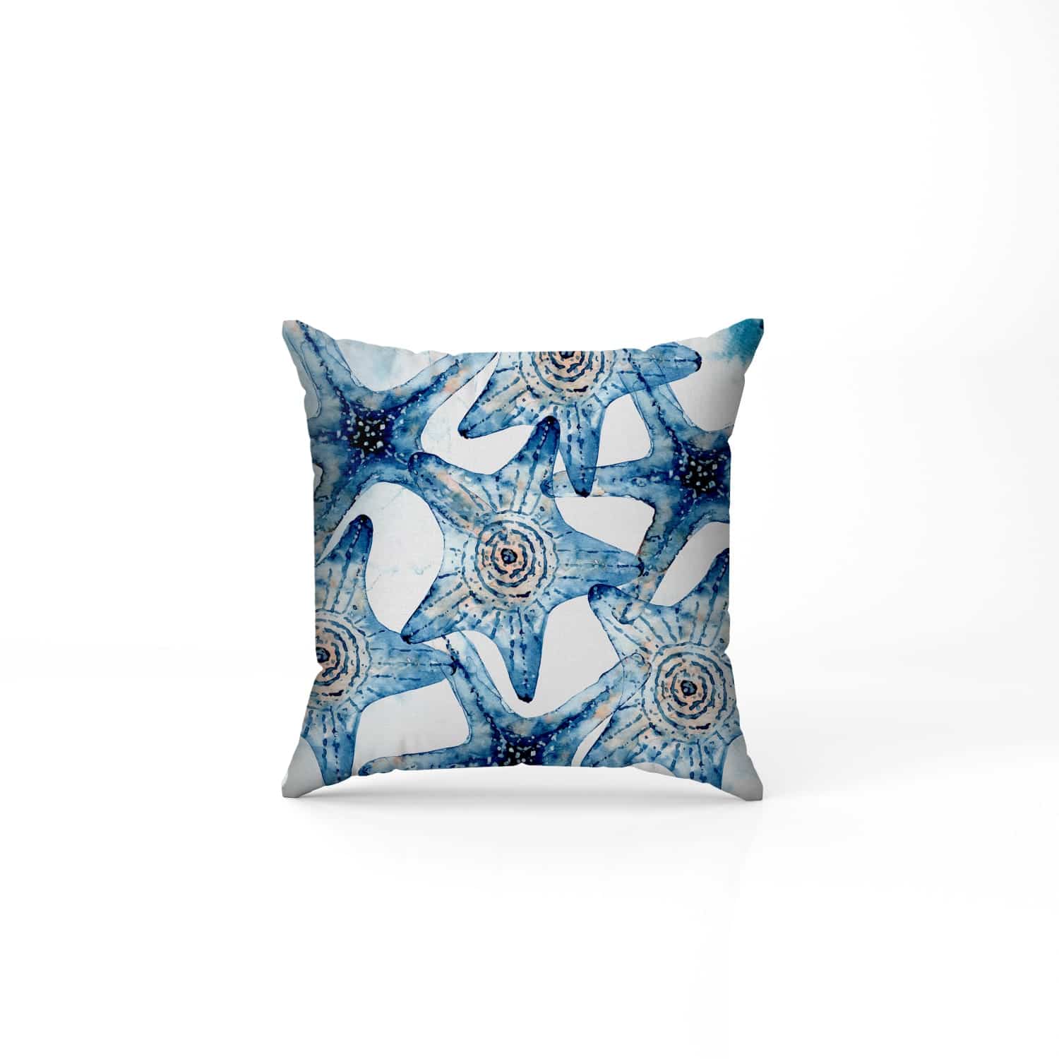 Cushion The blue starfish 1 Cushion The blue starfish