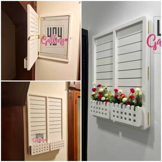 Floral Frame for electricity box