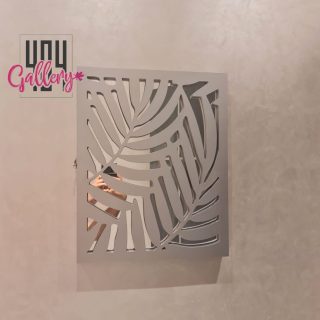 Silver Frame for electricity box