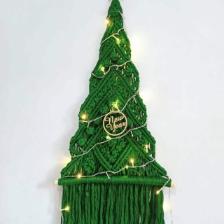 Macrame christmas tree