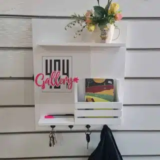 Electricity box with hanger