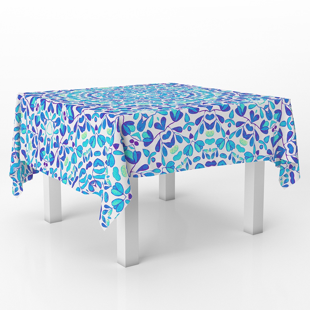 Table Cover Floral Mandala 140*140 1 Table Cover Floral Mandala 140*140