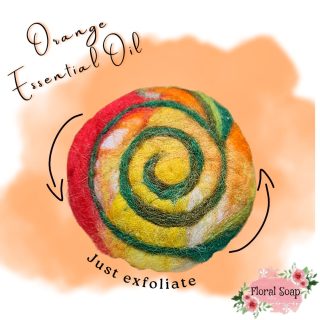 spiral Natural Alpaca And Marino Goatmilk Felted Soap