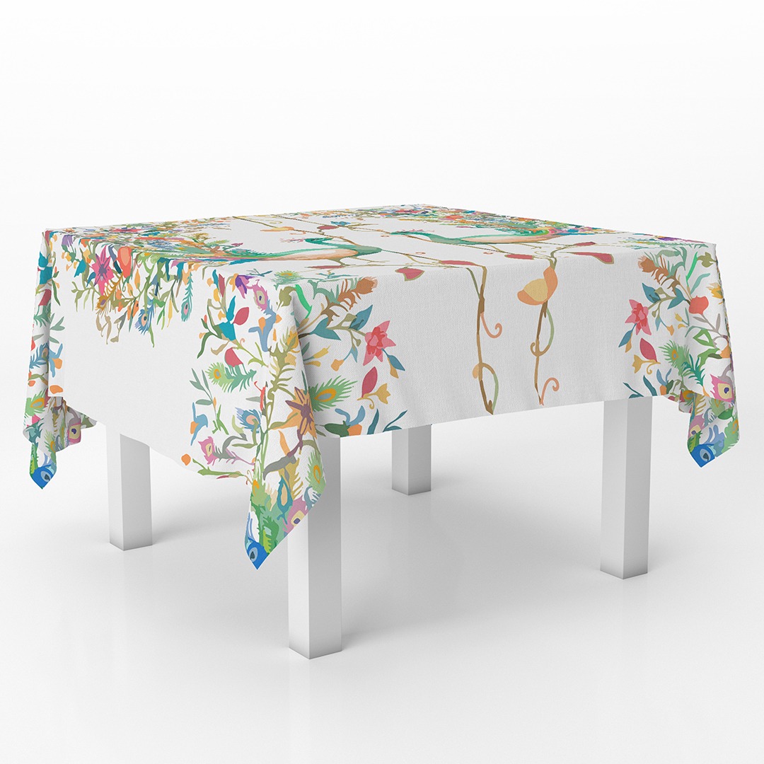 Table Cover Hekayet Tawoos 140*140 1 Table Cover Hekayet Tawoos 140*140