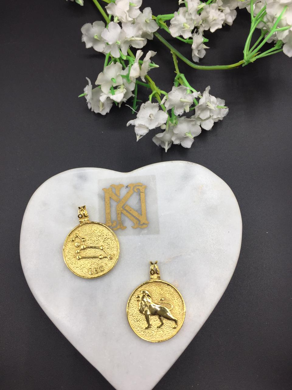 leo zodiac sign necklace 1 leo zodiac sign necklace