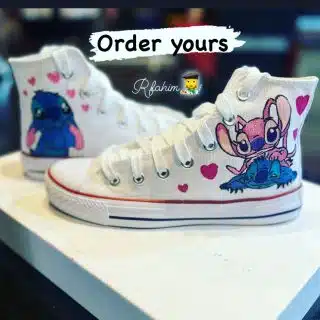 Stitch and lilo design high converse