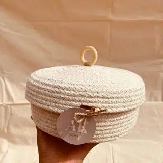 mini basket with lid