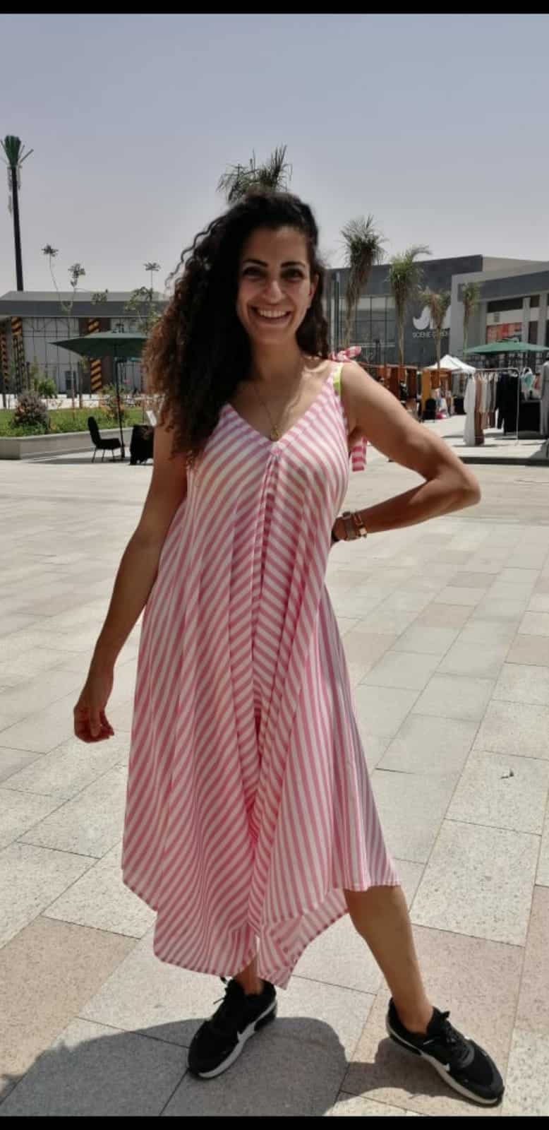 Stripped jumpsuit 1 Stripped jumpsuit