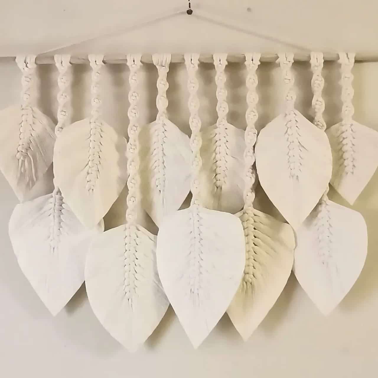 Macramé Feather 1 Macramé Feather