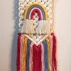 macrame wall hanging rainbow