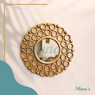 مراه من الخشب دهان دوكو الذهبي