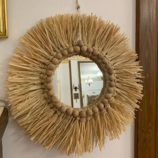 Fizz wooden mirror