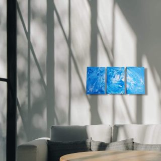 Sea waves set " 20 x30 cm each one " 🌊💙💙